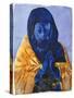 Prayer (After Sassoferrato) 2005 (W/C on Handmade Indian Paper)-Graham Dean-Stretched Canvas