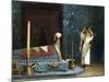 Prayer at the Sultan's Room-Jean Leon Gerome-Mounted Giclee Print