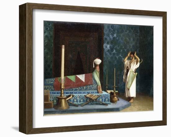 Prayer at the Sultan's Room-Jean Leon Gerome-Framed Giclee Print