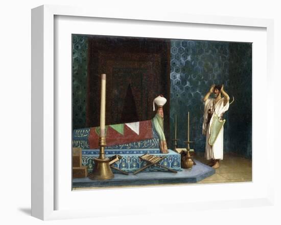 Prayer at the Sultan's Room-Jean Leon Gerome-Framed Giclee Print