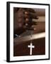 Prayer Beads, Togoville, Togo, West Africa, Africa-null-Framed Photographic Print
