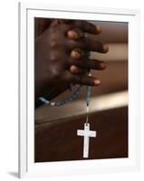 Prayer Beads, Togoville, Togo, West Africa, Africa-null-Framed Photographic Print