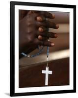 Prayer Beads, Togoville, Togo, West Africa, Africa-null-Framed Photographic Print