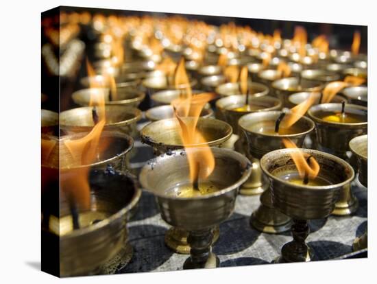 Prayer Candles, Nanwu Temple, Kangding, Sichuan, China-Porteous Rod-Stretched Canvas