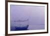 Prayer Candles on the Ganges-Derek Hare-Framed Premium Giclee Print