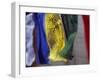 Prayer Flags Alongside the Everest Base Camp Trail-Mark Hannaford-Framed Photographic Print