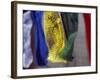 Prayer Flags Alongside the Everest Base Camp Trail-Mark Hannaford-Framed Photographic Print