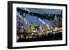 Prayer Flags and Chortens at Dochu La, Bhutan-Howie Garber-Framed Photographic Print