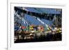 Prayer Flags and Chortens at Dochu La, Bhutan-Howie Garber-Framed Photographic Print