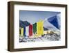 Prayer Flags and the Everest Base Camp at the End of the Khumbu Glacier That Lies at 5350M-Alex Treadway-Framed Photographic Print