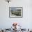 Prayer Flags and View Over Cultivated Fields, Yumbulagung Castle, Tibet, China-Ethel Davies-Framed Photographic Print displayed on a wall