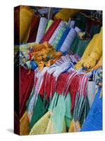 Prayer Flags, Barkhor, Lhasa, Tibet, China-Ethel Davies-Stretched Canvas