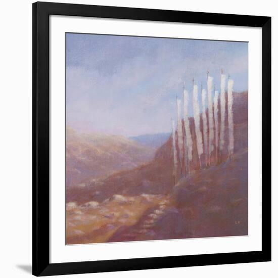 Prayer Flags, Bhutan, 2012-Lincoln Seligman-Framed Giclee Print