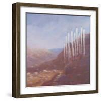 Prayer Flags, Bhutan, 2012-Lincoln Seligman-Framed Giclee Print