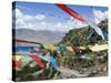 Prayer Flags, Ganden Monastery, Near Lhasa, Tibet, China-Ethel Davies-Stretched Canvas