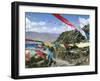 Prayer Flags, Ganden Monastery, Near Lhasa, Tibet, China-Ethel Davies-Framed Photographic Print