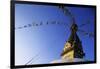 Prayer Flags Hanging from Swayambhunath Stupa-Paul Souders-Framed Photographic Print