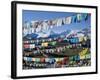 Prayer Flags, Himalayas, Tibet, China-Ethel Davies-Framed Photographic Print