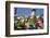 Prayer Flags in Front of Boudha (Bodhnath) (Boudhanath) Tibetan Stupa in Kathmandu-Simon Montgomery-Framed Photographic Print