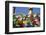 Prayer Flags in Front of Boudha (Bodhnath) (Boudhanath) Tibetan Stupa in Kathmandu-Simon Montgomery-Framed Photographic Print