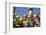 Prayer Flags in Front of Boudha (Bodhnath) (Boudhanath) Tibetan Stupa in Kathmandu-Simon Montgomery-Framed Photographic Print