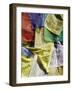 Prayer Flags, Mahakala Temple, Observatory Hill, Darjeeling, West Bengal, India-Jane Sweeney-Framed Photographic Print