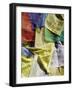 Prayer Flags, Mahakala Temple, Observatory Hill, Darjeeling, West Bengal, India-Jane Sweeney-Framed Photographic Print