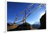 Prayer flags, Mustang, Nepal, Himalayas, Asia-null-Framed Premium Photographic Print