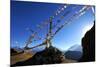 Prayer flags, Mustang, Nepal, Himalayas, Asia-null-Mounted Premium Photographic Print