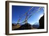 Prayer flags, Mustang, Nepal, Himalayas, Asia-null-Framed Photographic Print