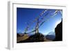 Prayer flags, Mustang, Nepal, Himalayas, Asia-null-Framed Photographic Print