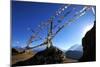 Prayer flags, Mustang, Nepal, Himalayas, Asia-null-Mounted Photographic Print