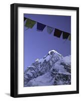 Prayer Flags, Nepal-Michael Brown-Framed Photographic Print