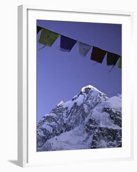 Prayer Flags, Nepal-Michael Brown-Framed Photographic Print