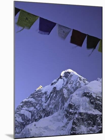 Prayer Flags, Nepal-Michael Brown-Mounted Photographic Print