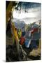 Prayer Flags on Summit of Gokyo Ri, Everest Region, Mt Everest, Nepal-David Noyes-Mounted Premium Photographic Print