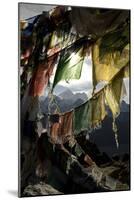 Prayer Flags on Summit of Gokyo Ri, Everest Region, Mt Everest, Nepal-David Noyes-Mounted Photographic Print