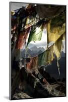 Prayer Flags on Summit of Gokyo Ri, Everest Region, Mt Everest, Nepal-David Noyes-Mounted Photographic Print