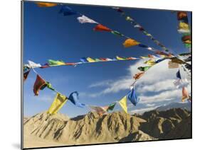 Prayer Flags on the Peak of Victory, Leh, Ladakh, Indian Himalayas, India, Asia-Jochen Schlenker-Mounted Photographic Print
