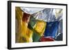 Prayer Flags on the Summit of Gokyo Ri, Gokyo, Nepal-David Noyes-Framed Photographic Print