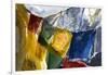 Prayer Flags on the Summit of Gokyo Ri, Gokyo, Nepal-David Noyes-Framed Photographic Print