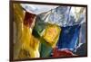 Prayer Flags on the Summit of Gokyo Ri, Gokyo, Nepal-David Noyes-Framed Photographic Print