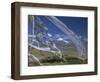 Prayer Flags on Top of Low Pass on Barga Plain, with Mount Kailas (Kailash) Beyond, Tibet, China-Anthony Waltham-Framed Photographic Print