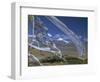 Prayer Flags on Top of Low Pass on Barga Plain, with Mount Kailas (Kailash) Beyond, Tibet, China-Anthony Waltham-Framed Photographic Print