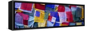 Prayer Flags, Tashiding, Sikkim, Northern India, India, Asia-Simon Montgomery-Framed Stretched Canvas