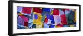 Prayer Flags, Tashiding, Sikkim, Northern India, India, Asia-Simon Montgomery-Framed Photographic Print