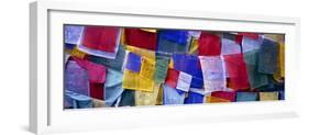 Prayer Flags, Tashiding, Sikkim, Northern India, India, Asia-Simon Montgomery-Framed Photographic Print