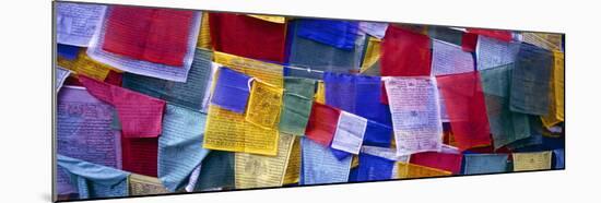 Prayer Flags, Tashiding, Sikkim, Northern India, India, Asia-Simon Montgomery-Mounted Photographic Print