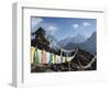 Prayer Flags, View From Gokyo Ri, 5483M, Gokyo, Sagarmatha National Park, Himalayas-Christian Kober-Framed Photographic Print