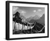 Prayer Flags, View From Gokyo Ri, 5483M, Gokyo, Sagarmatha National Park, Himalayas-Christian Kober-Framed Premium Photographic Print